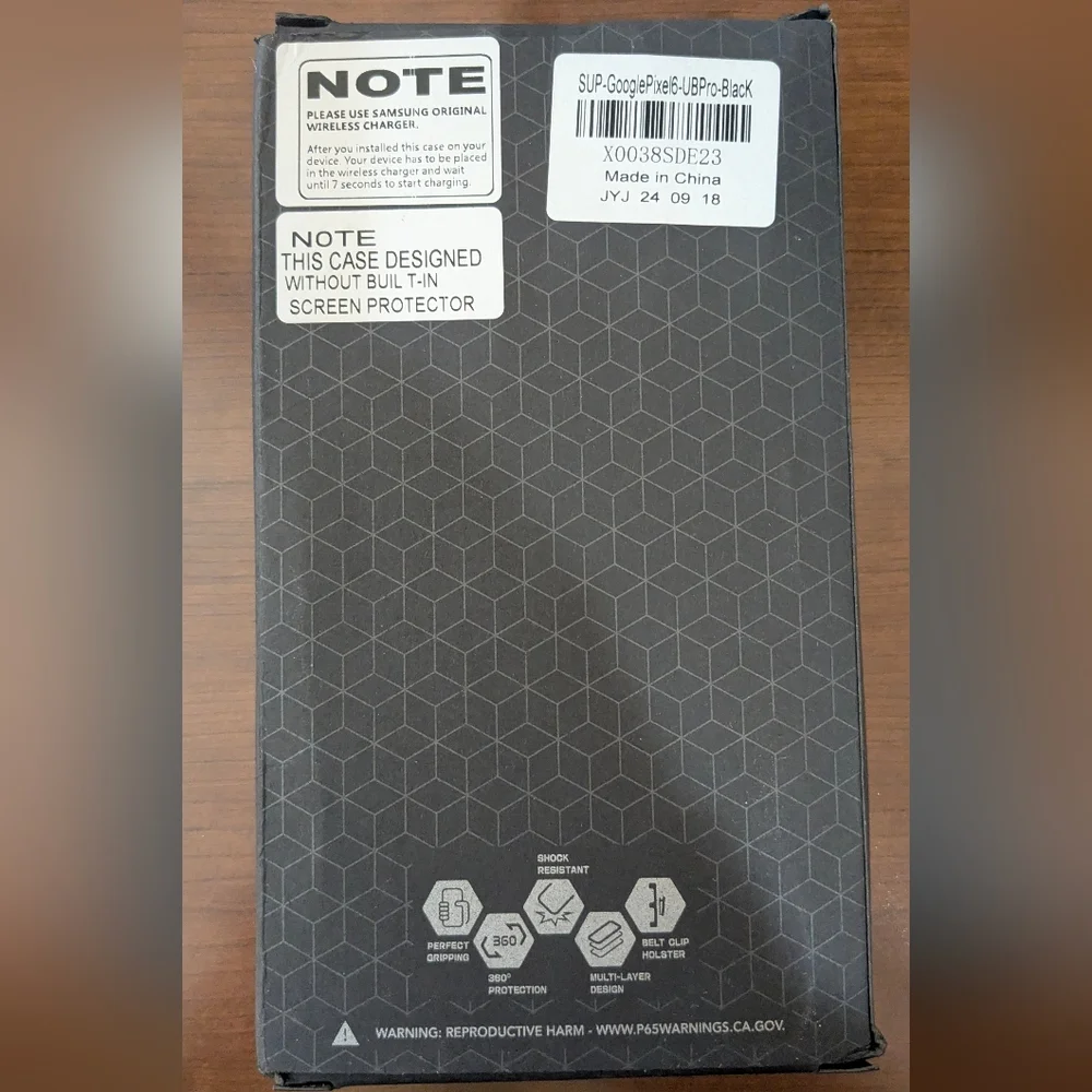 NWT Google Pixel 6 Unicorn Beetle Pro Rugged Belt Holster and Case Black